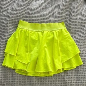 Lululemon Athletica Neon skirt (with shorts)